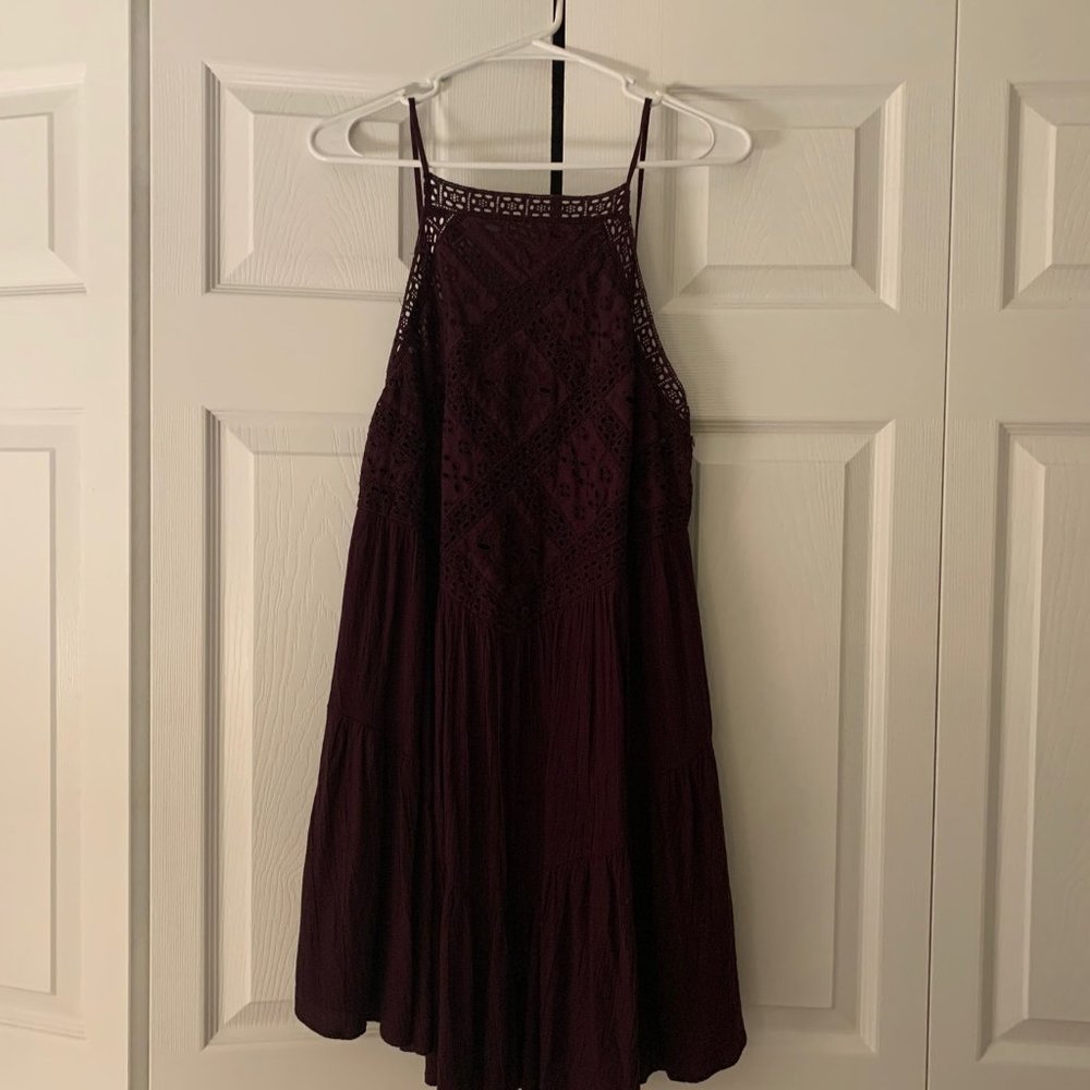 American Eagle Outfitters Plum Colored Dress